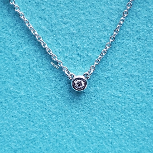 Tiffany & Co. Jewelry - Elsa Peretti Diamonds by the Yard Single Diamond Pendant